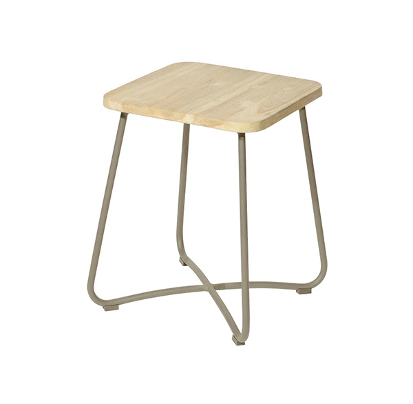 Max and Luuk Liz Teak and Aluminium Side Table available at Robeys