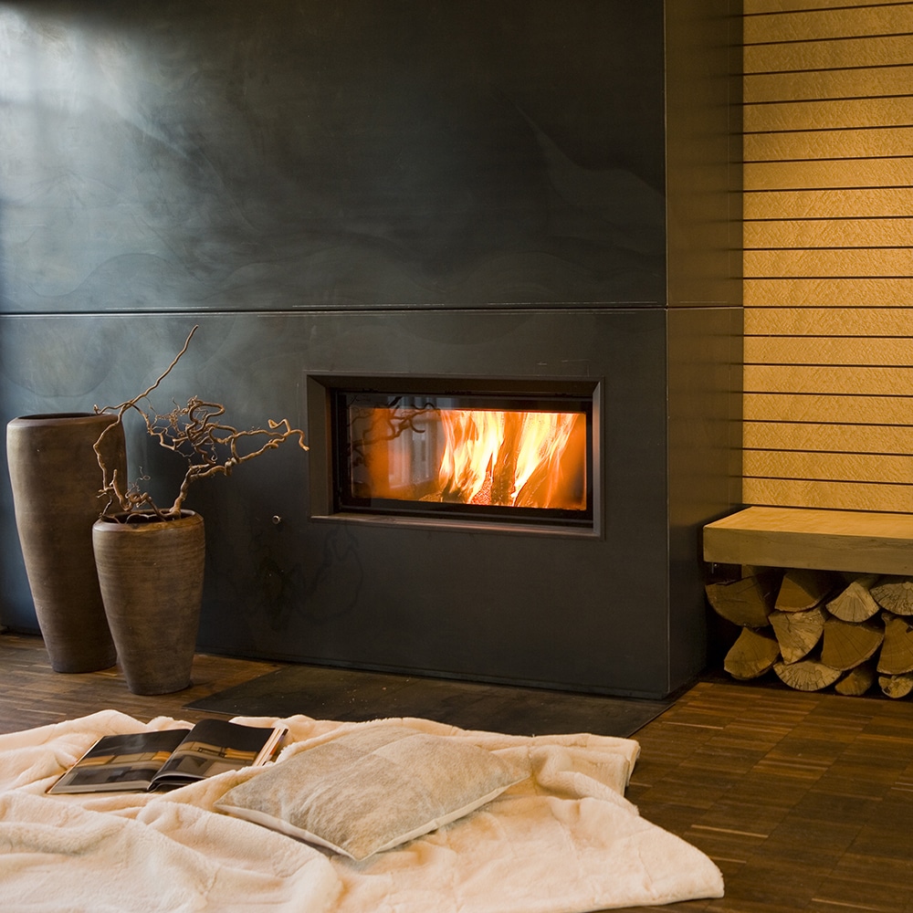 Architecture Wood Burning Front Glass Fireboxes available from Robey's Derbyshire