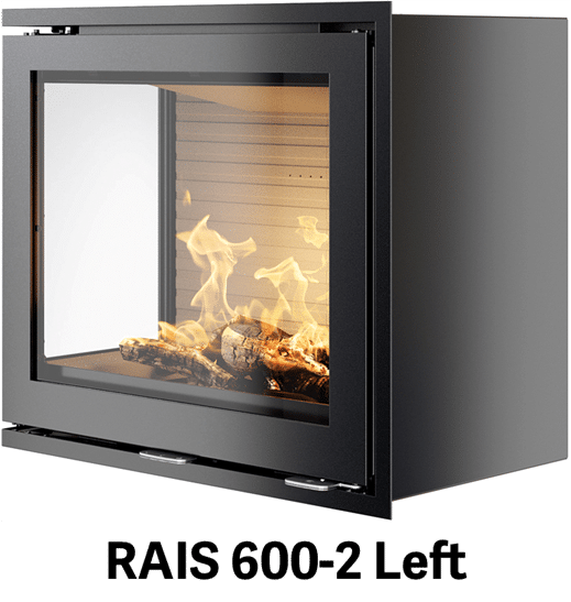 600 2 la 600-2 Corner Wood Burning Insert 5.8 kW