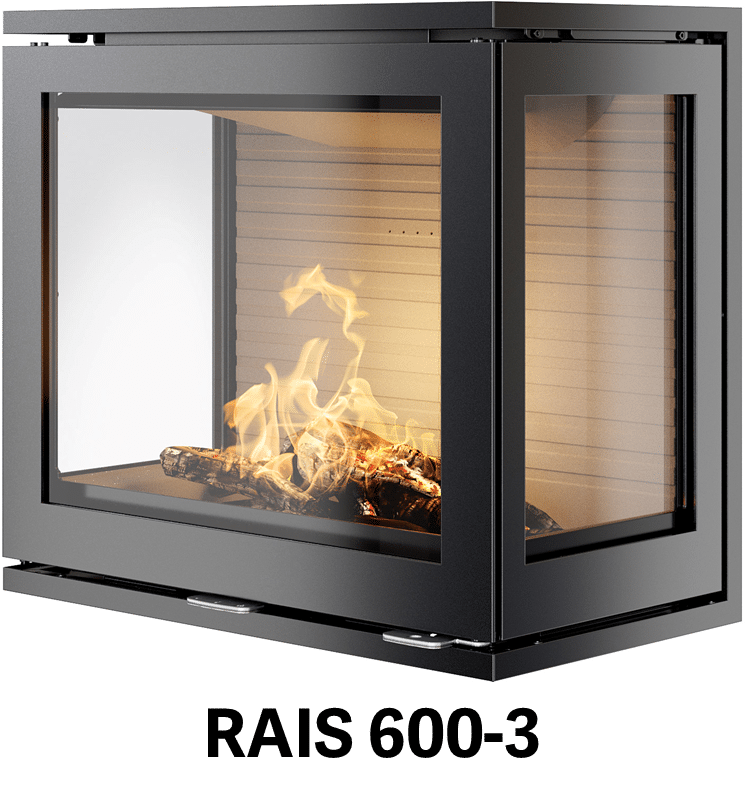 600 3 600-3 Three Sided Wood Burning Insert 5.8 kW