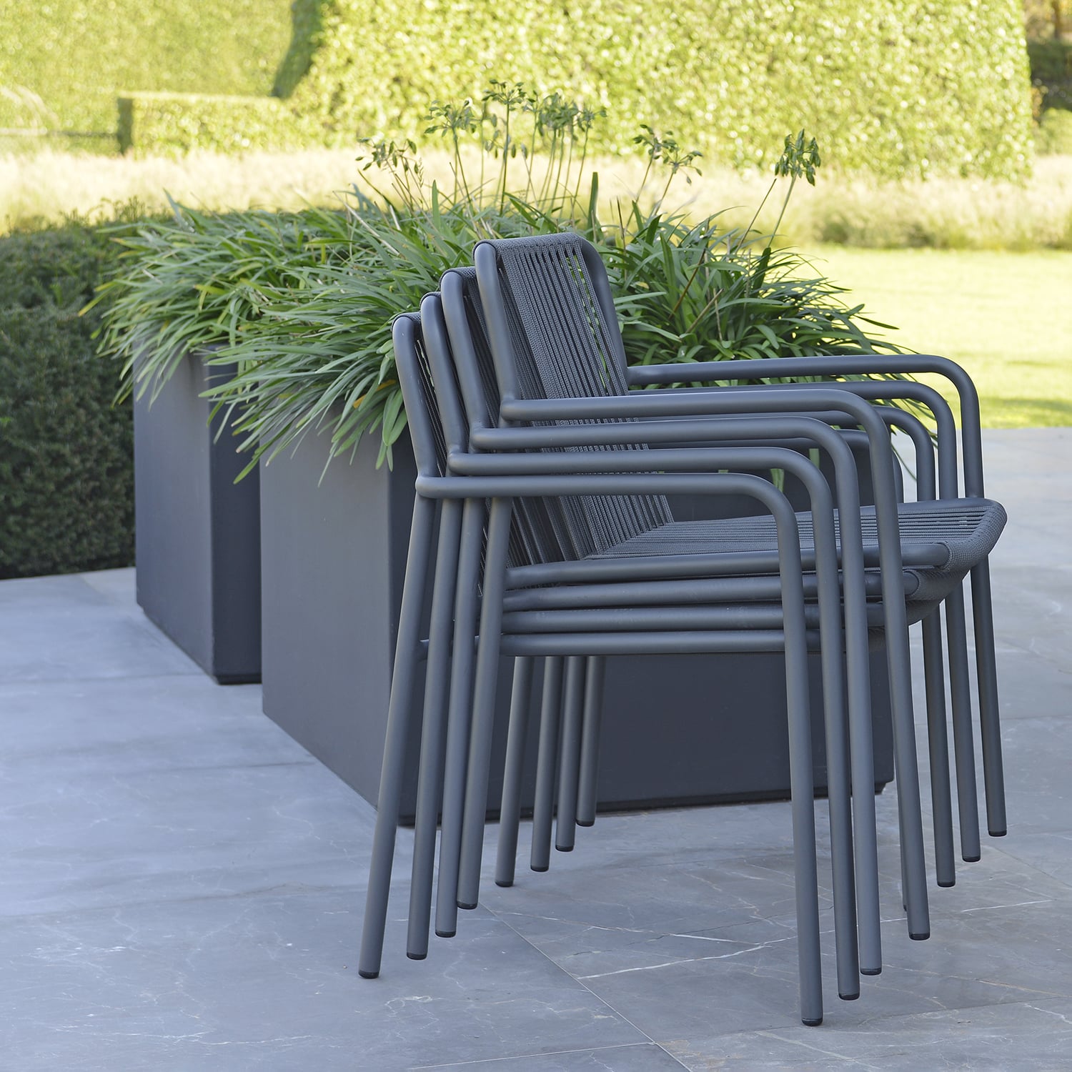 Borek Frias Stackable Aluminium Chair, available at Robey's Derbyshire
