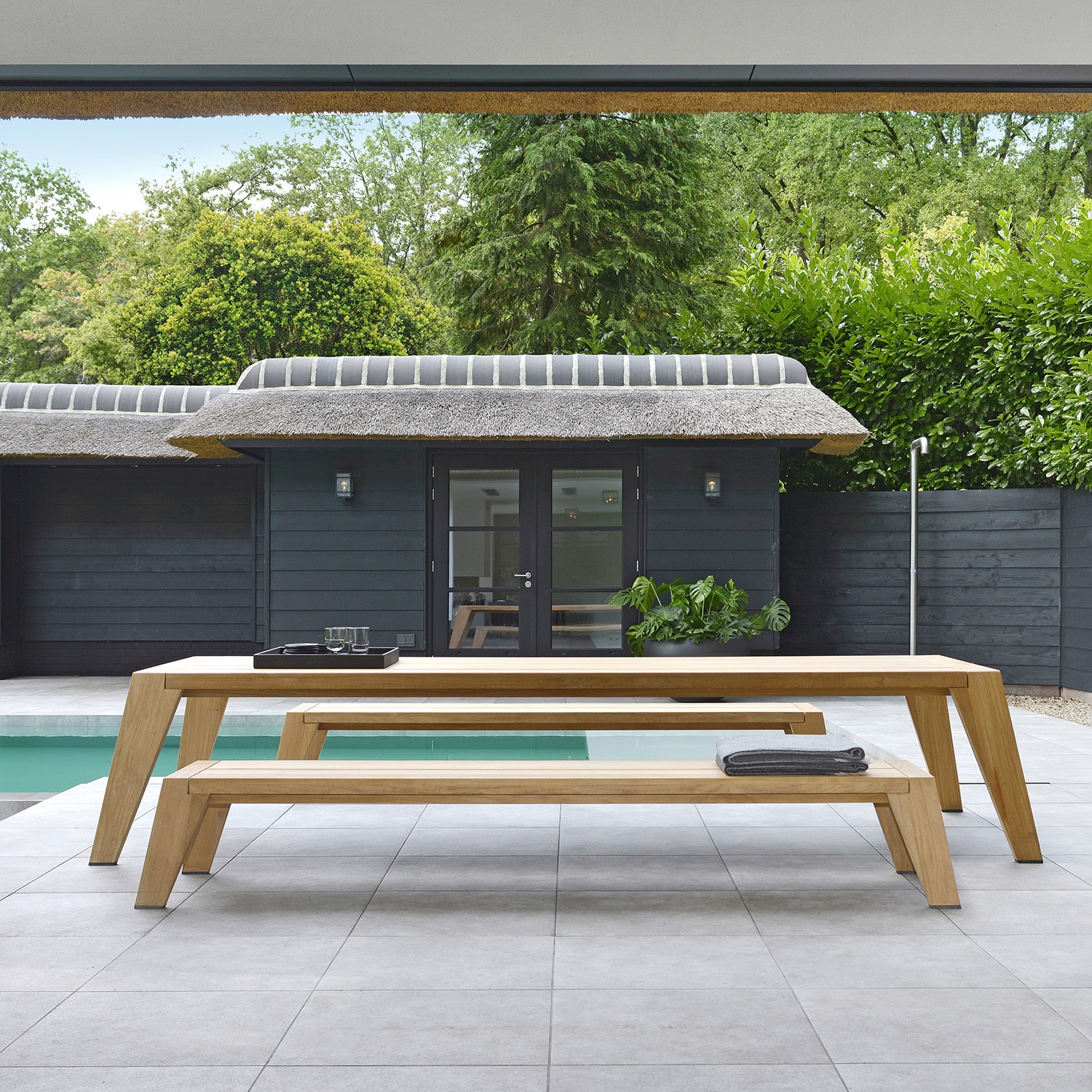 Borek Hybrid Teak Outdoor Furniture Collection, available at Robey's Derbyshire