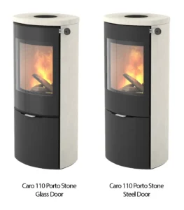 Caro 110 Porto Stone Caro Stone Wood Burning Stove 5.5kw