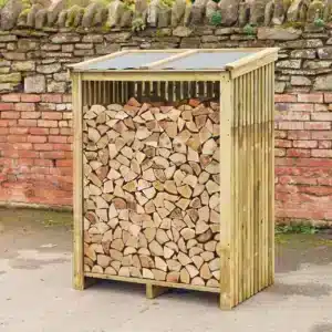 Certainly Wood Compact Log Store 124 x 183 (rear) x 82cm