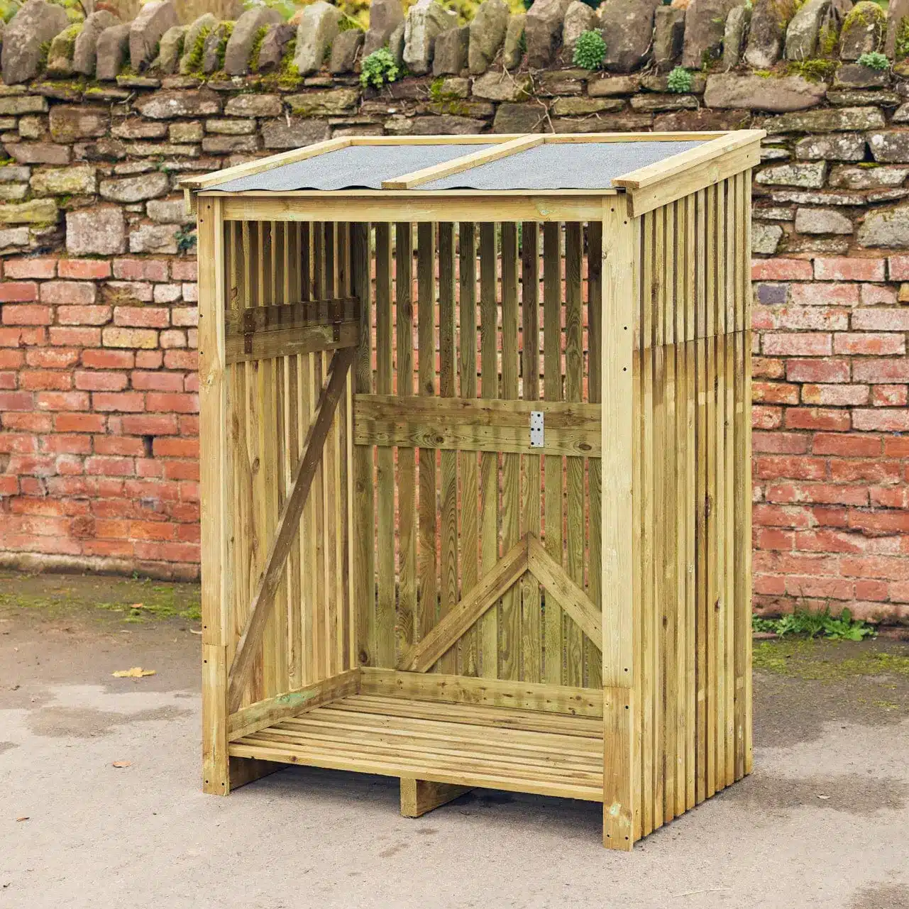 Certainly Wood Compact Log Store 124 x 183 (rear) x 82cm - Image 2