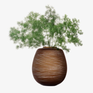 LSA Boulder Vase 26cm High Chalk Thread available at Robeys