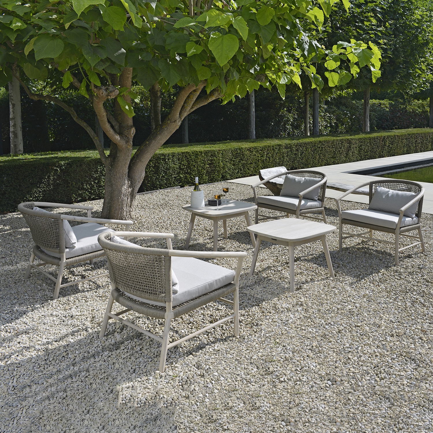 Kevin Teak Chair Outdoor Furniture Collection, available at Robey's Derbyshire