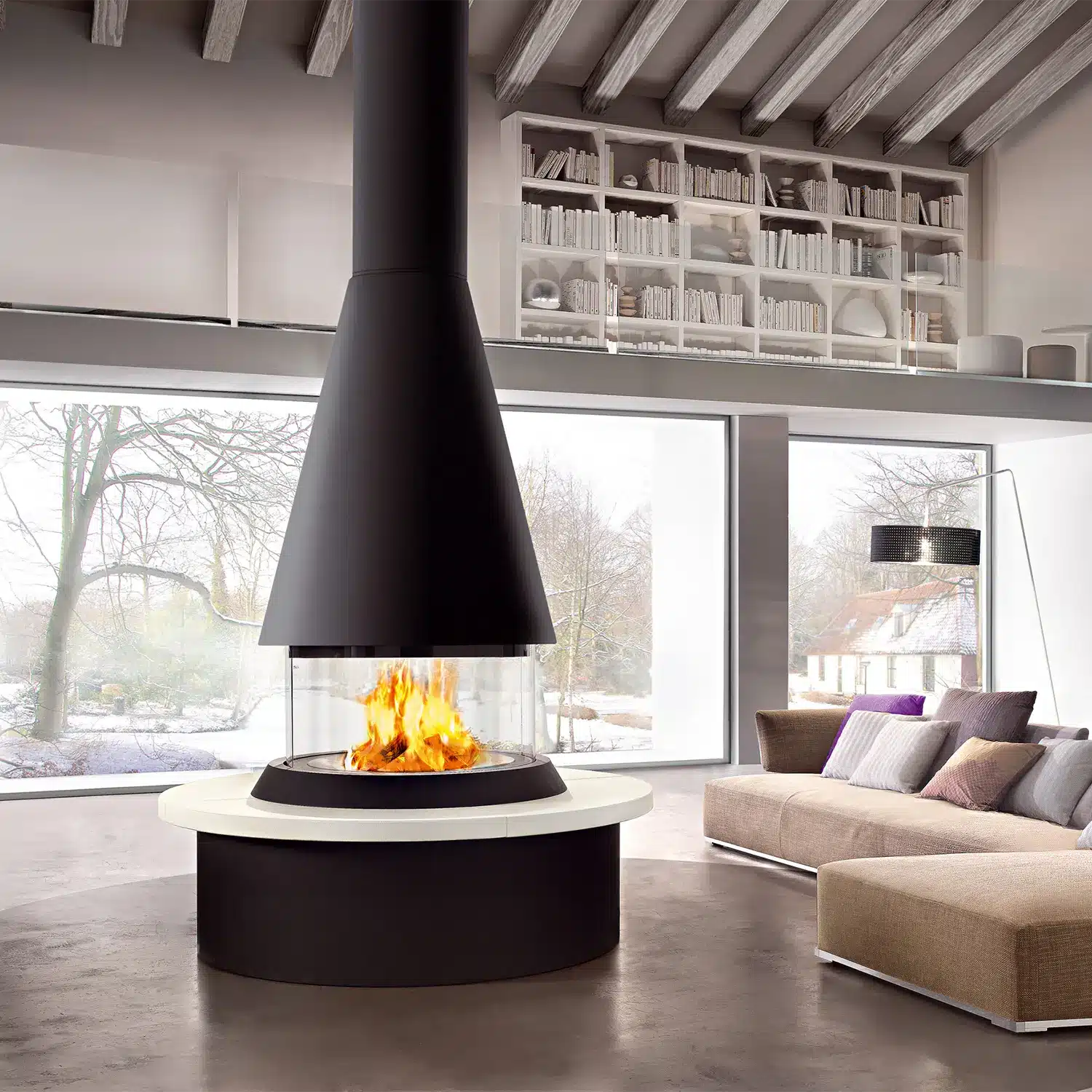 Marvik Fireplace Gas, Bio-Ethanol or Wood Burning - Image 3
