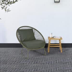 Nora Belt Lounge Chair Outdoor Furniture Collection, available at Robey's Derbyshire
