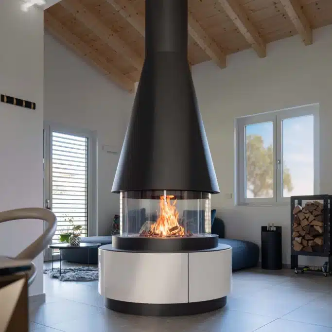Uppsala Fireplace Gas, Bio-Ethanol or Wood Burning - Image 4