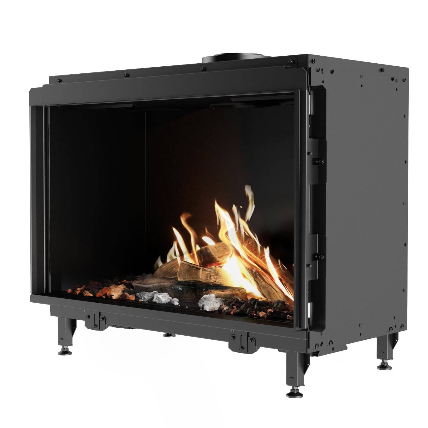 RAIS Visio 90 55 F Visio 4 Visio Front Facing Built In Gas Fire