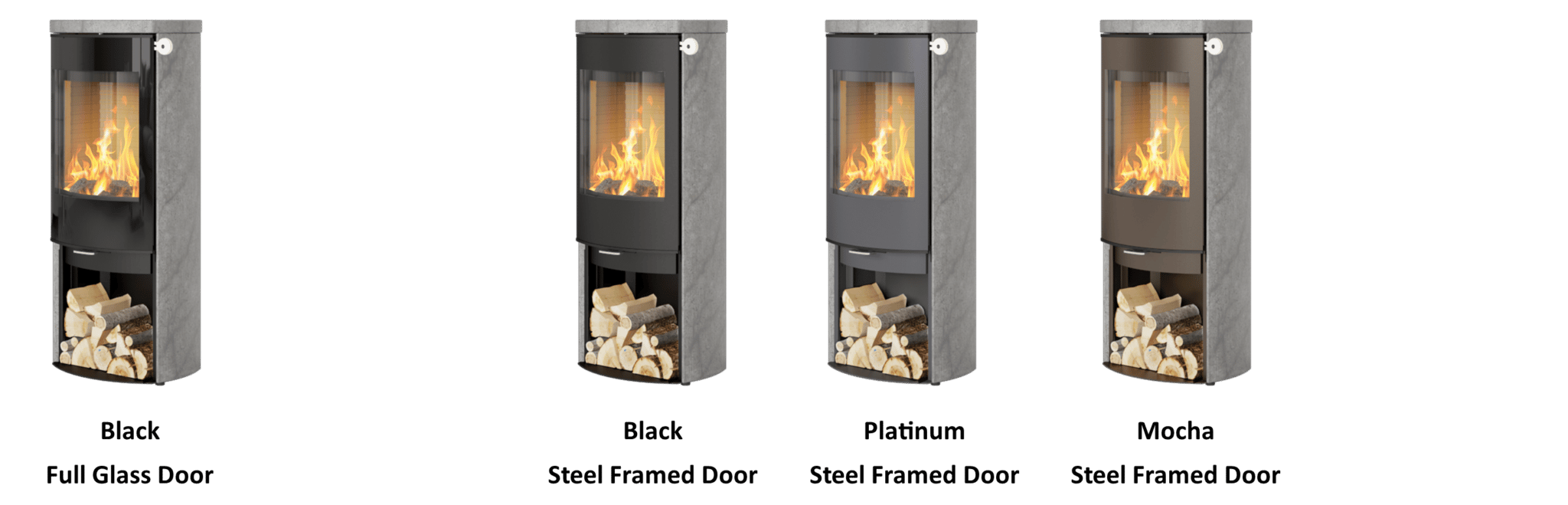RAIS Caro Soapstone 5kw Wood Burning Stove available at Robey’s Derbyshire
