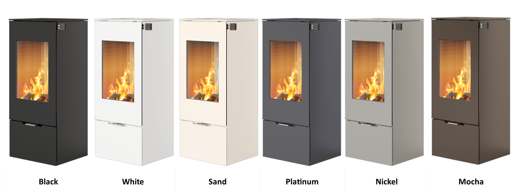 nexo colours sand Nexo Wood Burning Stove 5.8kw
