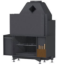 urfeuer offene kamine kuechenkamin brunner 50 66 nischen URFEUER Open Wood Burning Fires