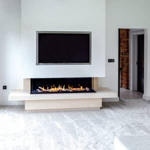 Ortal Three Sided Gas Fire Collection available Taylormade Garden Machinery