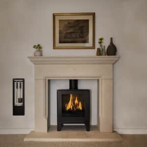 Rais Q-Tee 2 Gas Stove 6.4kW available at Robey’s Derbyshire