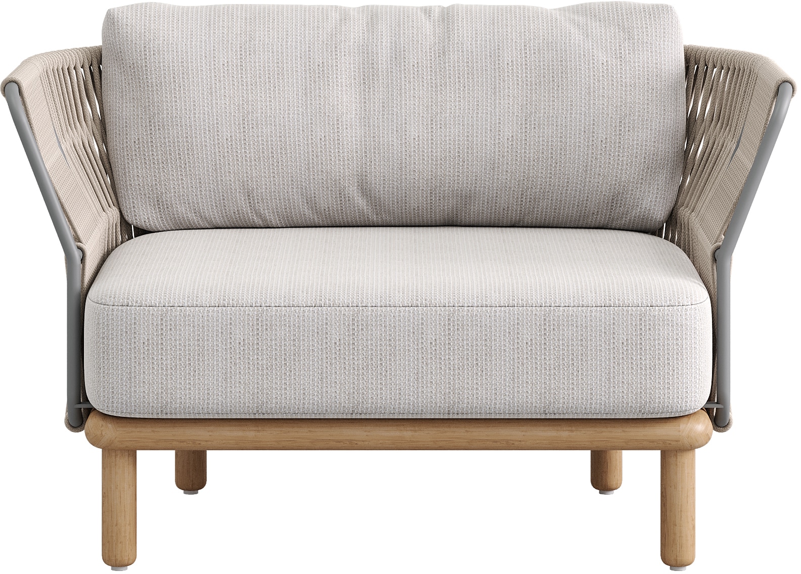 2023 teak rope Levante fauteuil shell 6567 Levante Collection