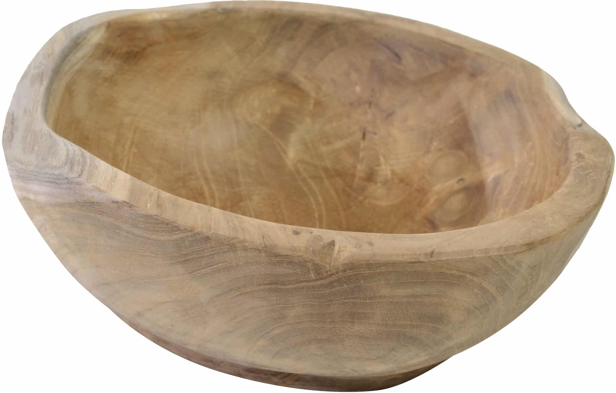 M6008 Tess salad bowl 20cm round scaled Tess Teak Bowl Range