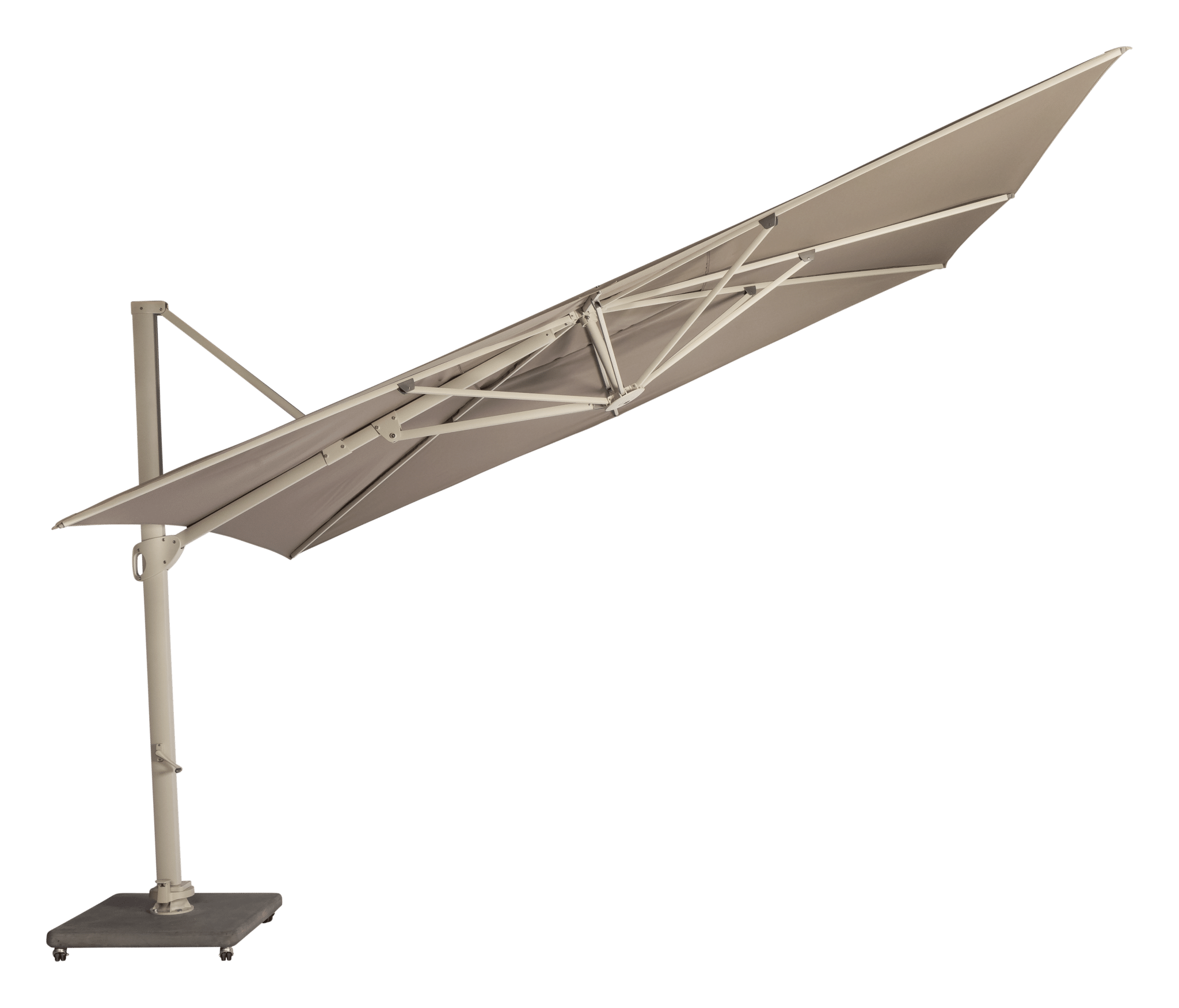 2024 Borek alu parasol Santo chalk taupe 2857 416 3 Parasol Collection