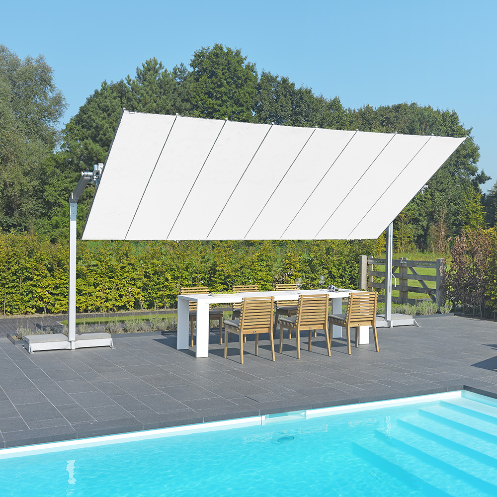 Borek Outdoor Parasol Collection available from Robey's Derbyshire