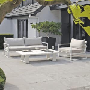 Borek Outdoor Samos Sofa and Loveseat available from Robey's Derbyshire