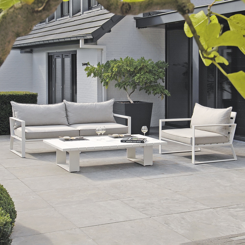 Borek Outdoor Samos Sofa and Loveseat available from Robey's Derbyshire