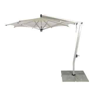 Borek alu side post Ischia silver copy Parasol Collection