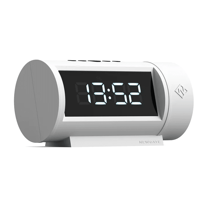 Pil LED Alarm Clock White available at Robey's Derbyshire