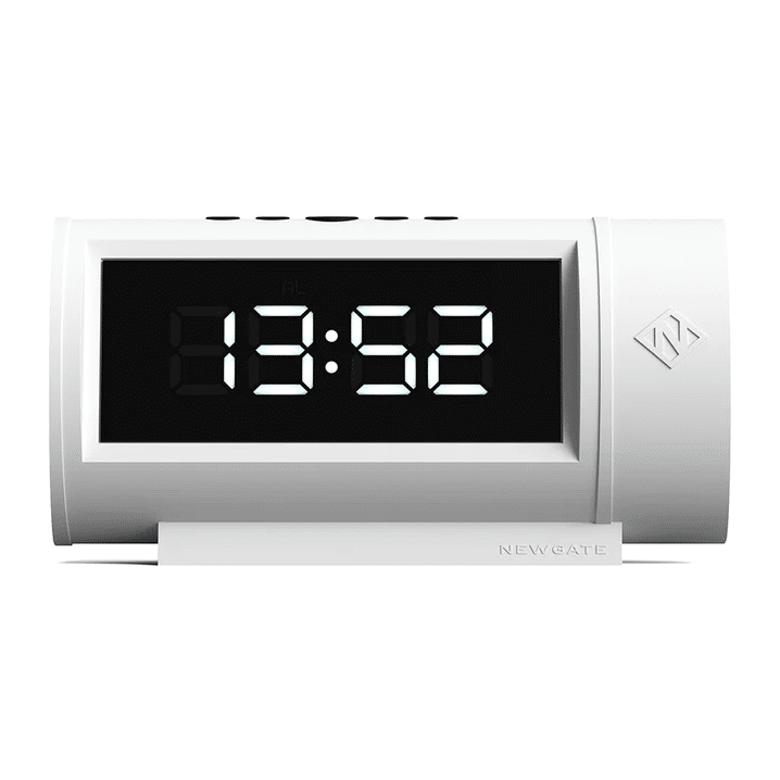 Pil LED Alarm Clock White available at Robey's Derbyshire