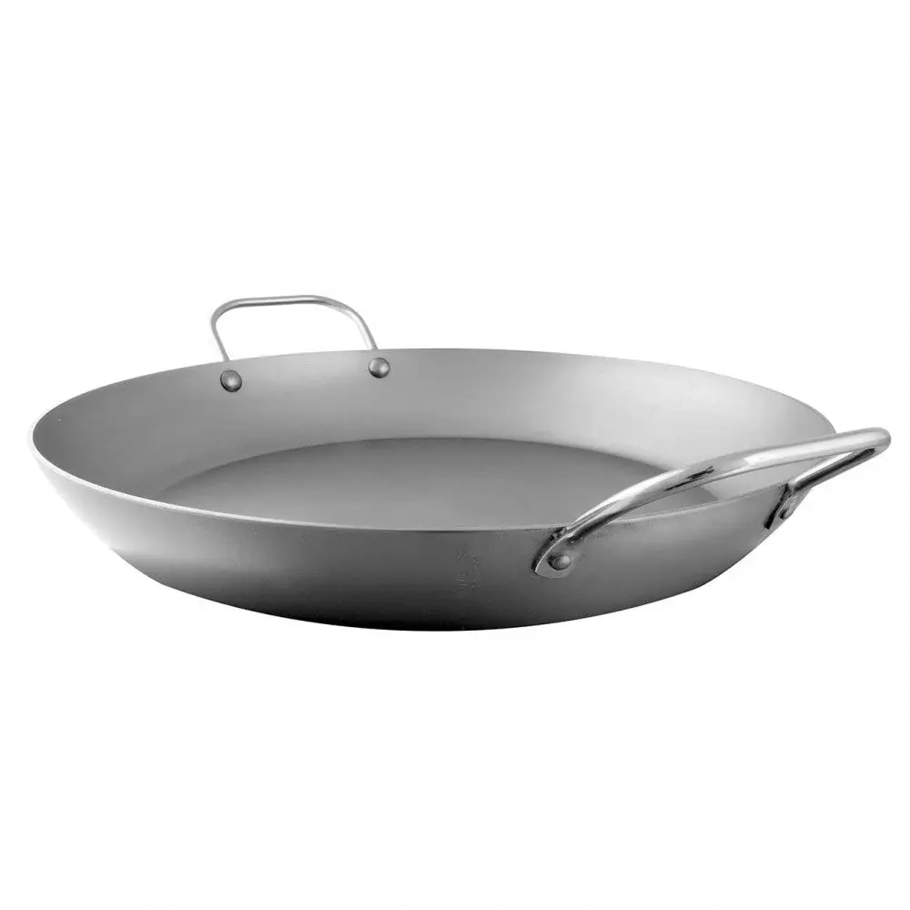 M'Steel Black Steel Paella Pan