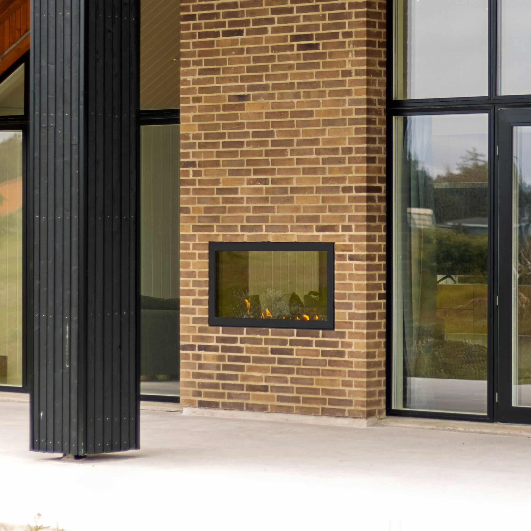 Montreal Clear Bio-Ethanol Indoor / Outdoor Fireplace available at Robeys