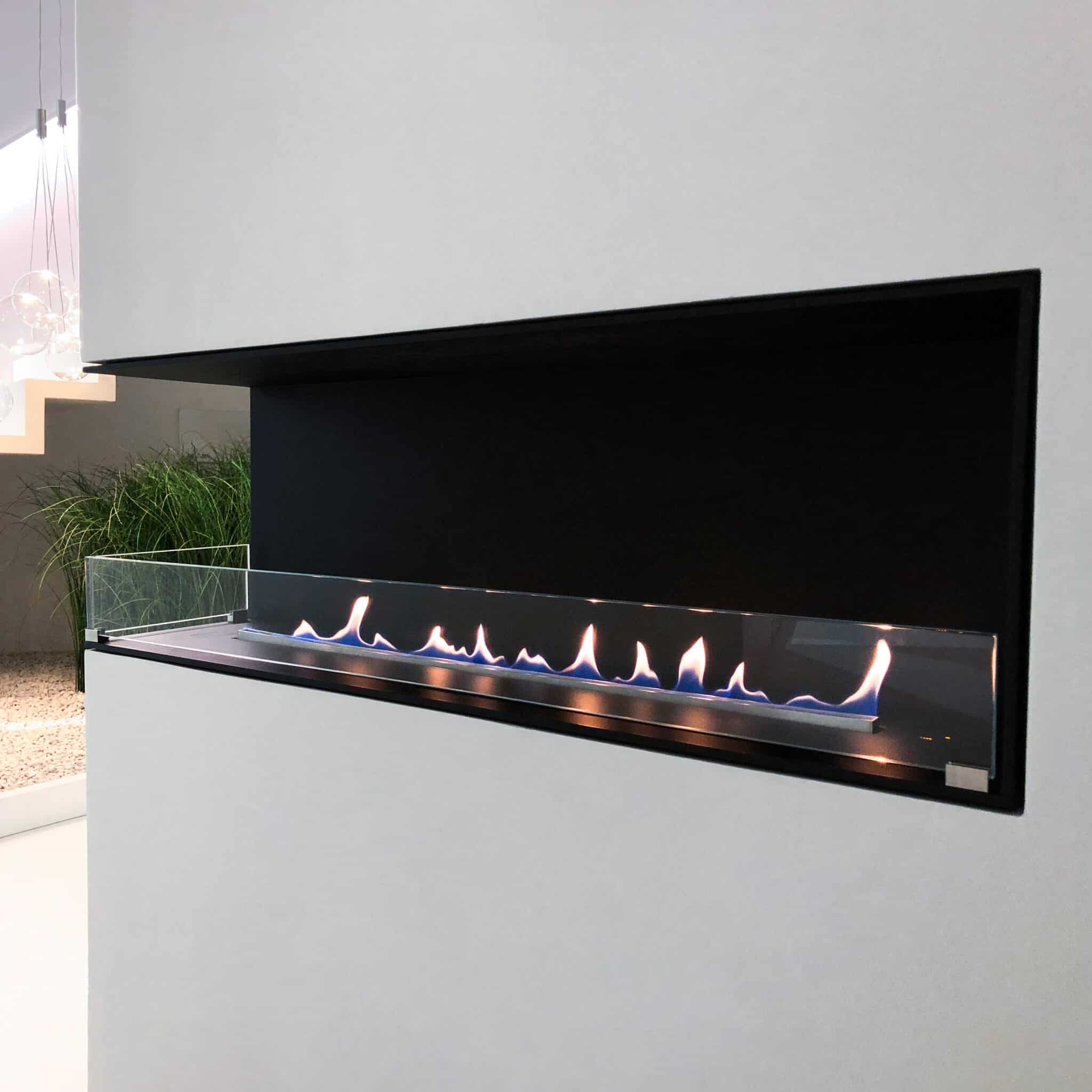 Montreal Bio-Ethanol Fireplace Open to Front available at Robeys