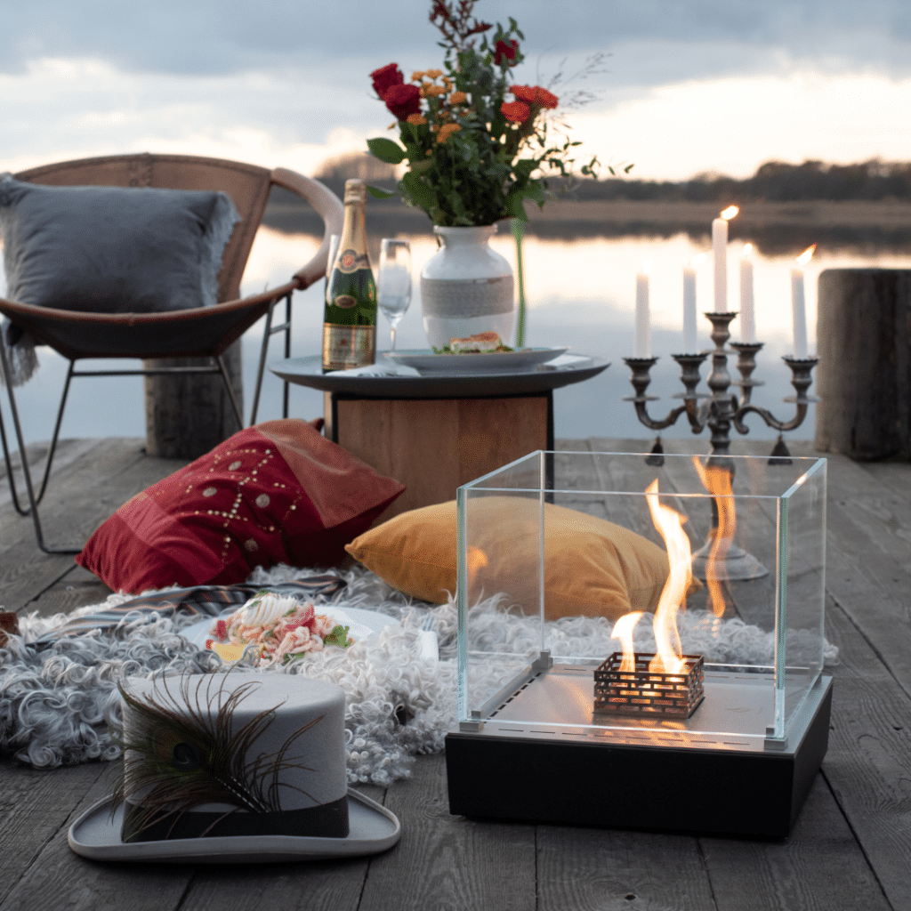 Nice Table Top Bio-Ethanol Fireplace available at Robeys