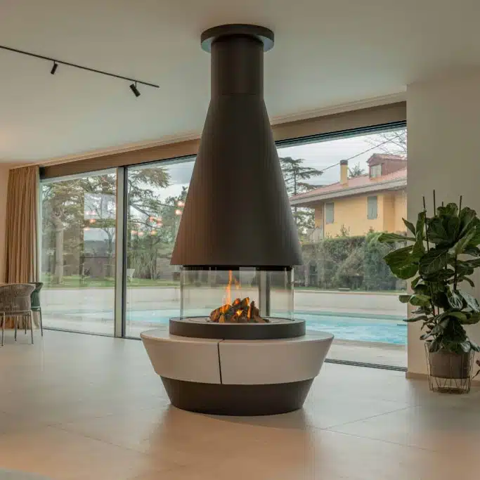 Bergen Fireplace Gas, Bio-Ethanol or Wood Burning - Image 2