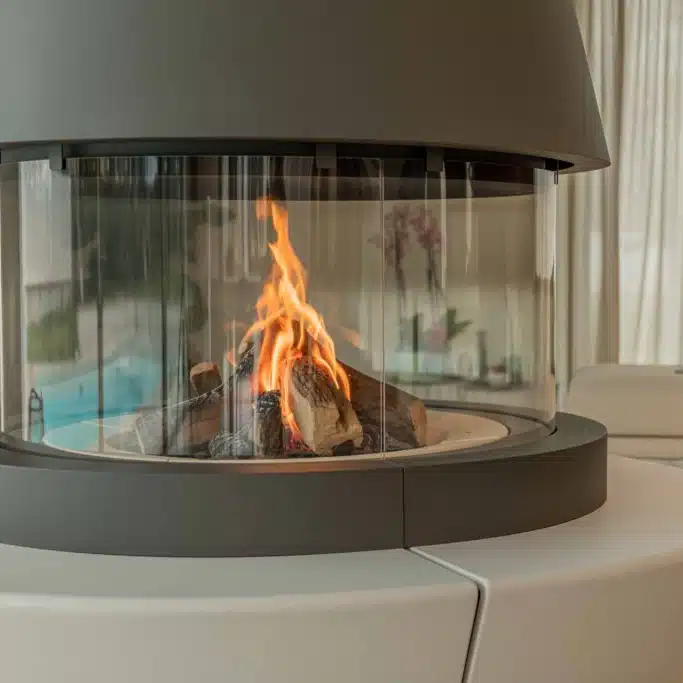 Bergen Fireplace Gas, Bio-Ethanol or Wood Burning - Image 4