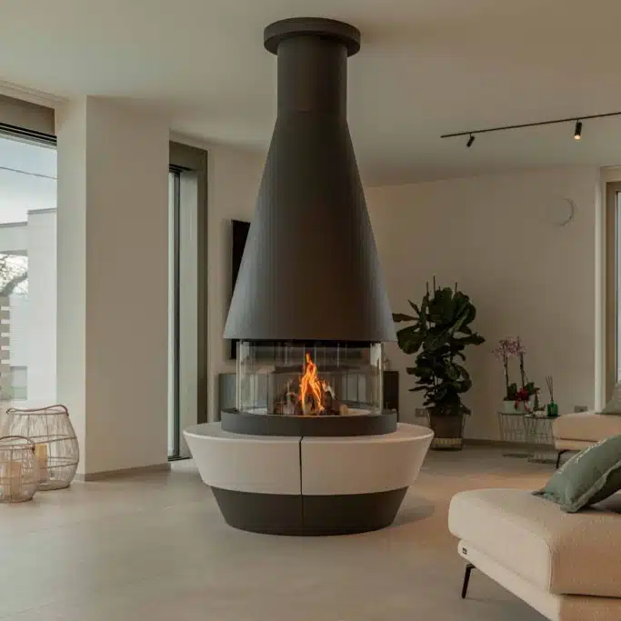 Bergen Fireplace Gas, Bio-Ethanol or Wood Burning - Image 3