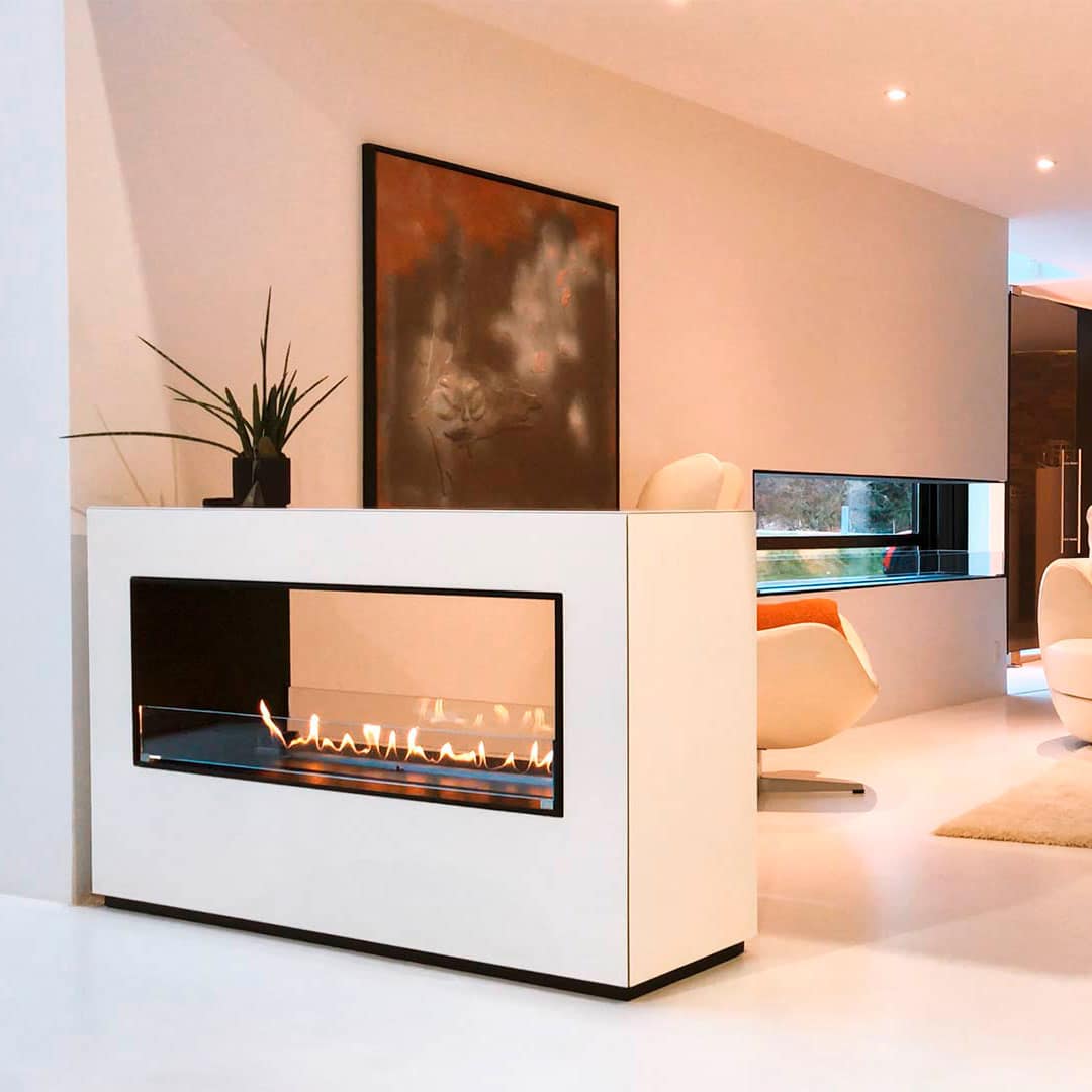 Montreal Bio-Ethanol Fireplace Open to Front available at Robeys