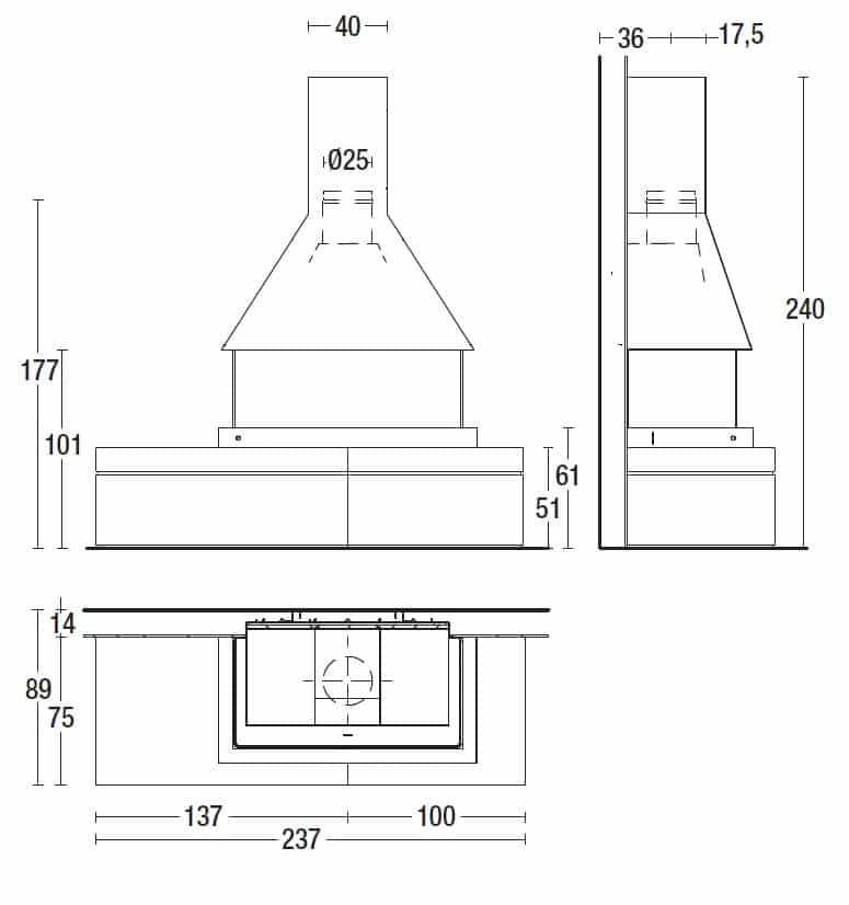 riga sizes Riga Fireplace Wood Burning
