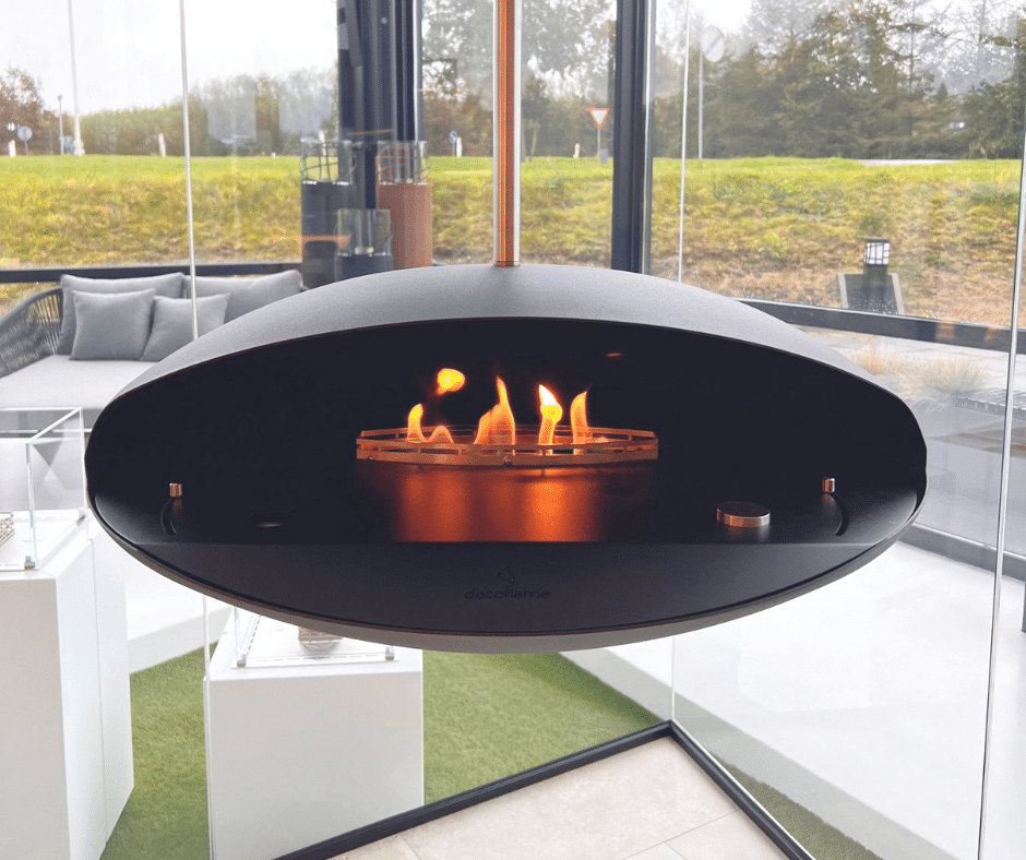 Espo Bio-Ethanol Fire Ceiling Hanging available at Robeys