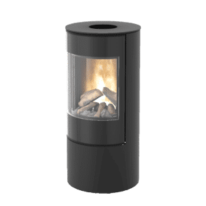 Viva L 100 Gas Stove 8.2kW in Black with Full Glass Door, EX-DISPLAY
