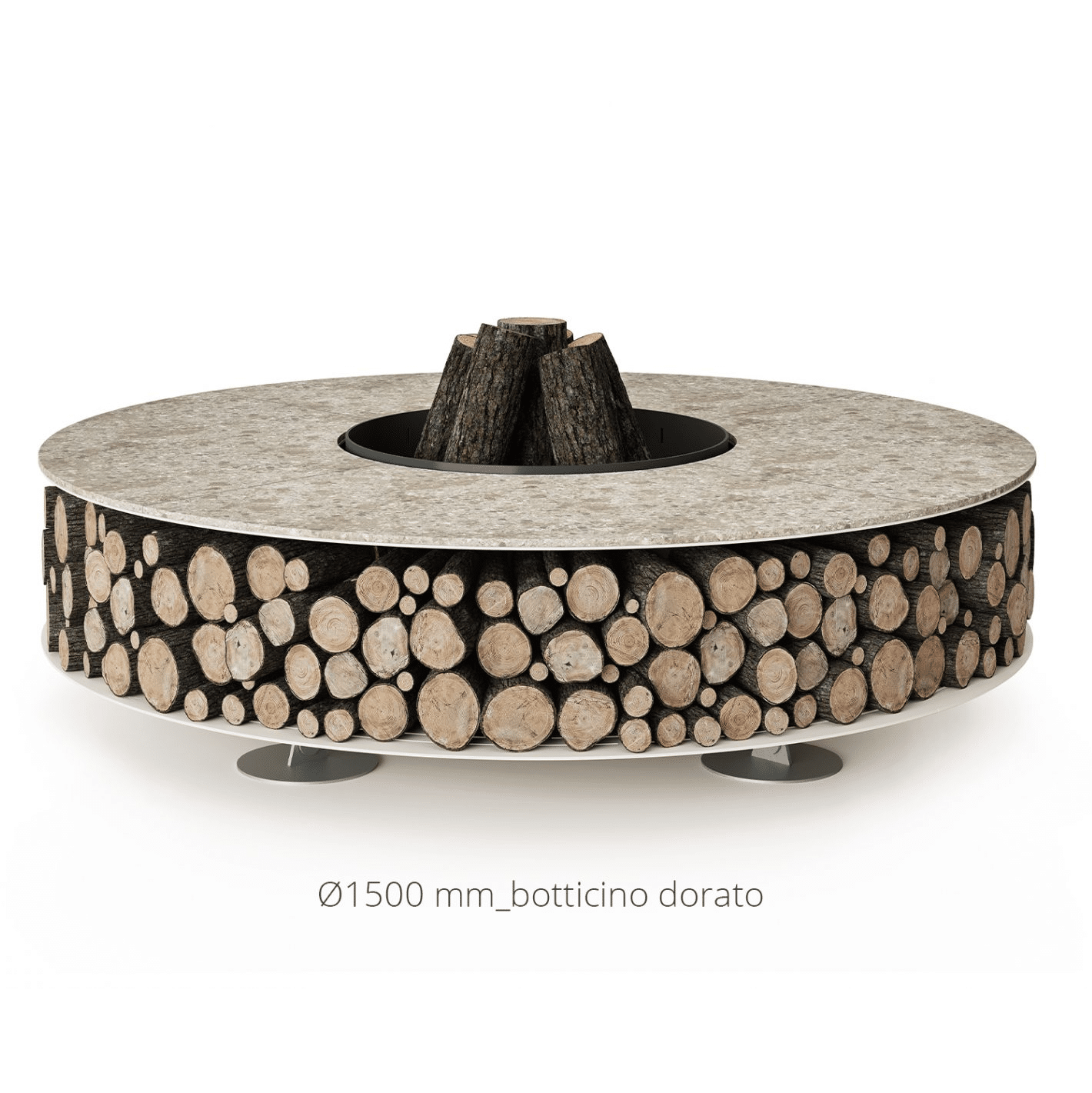 Zero Ceramic Outdoor Wood Burning Fire Pit - Image 3