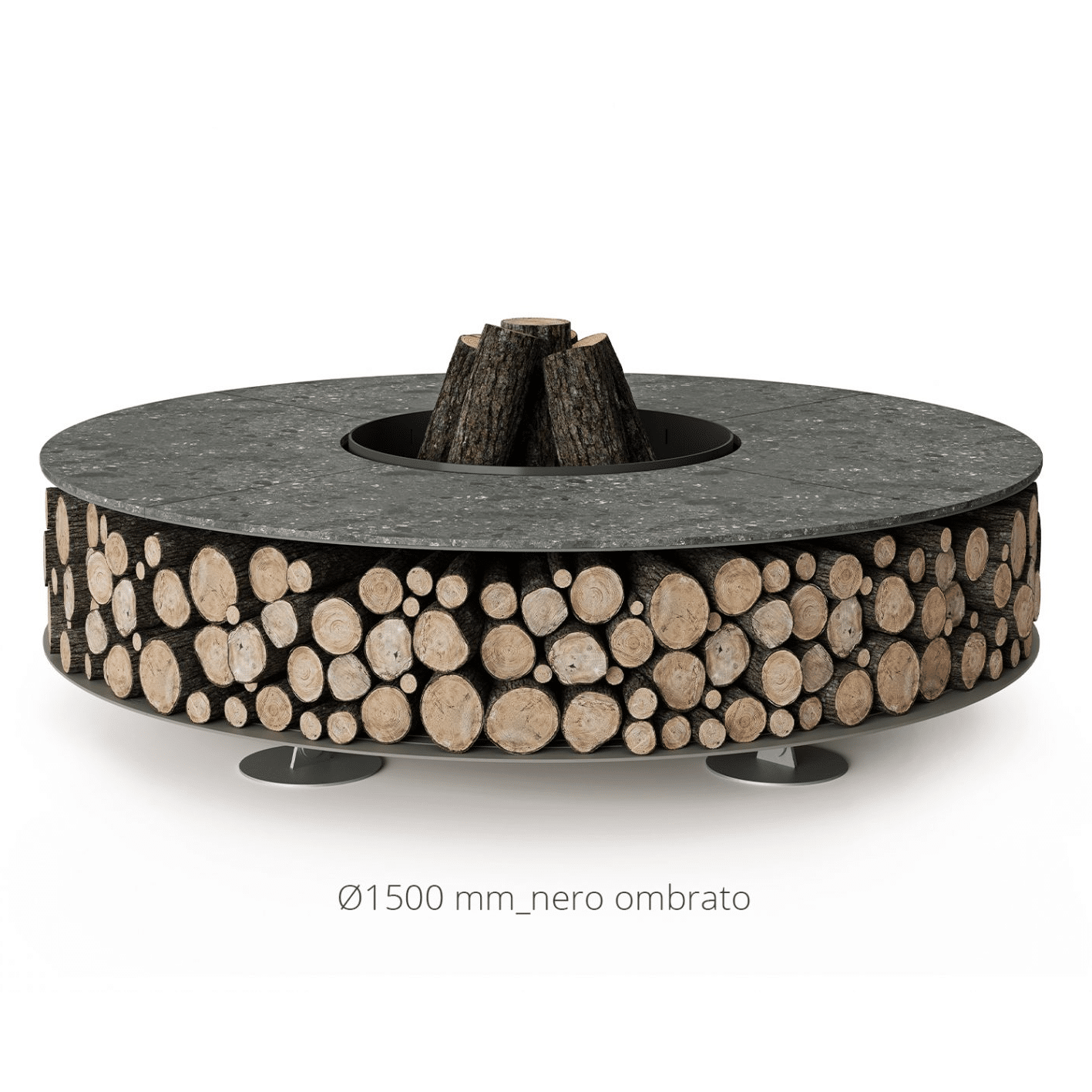 Zero Ceramic Outdoor Wood Burning Fire Pit - Image 4