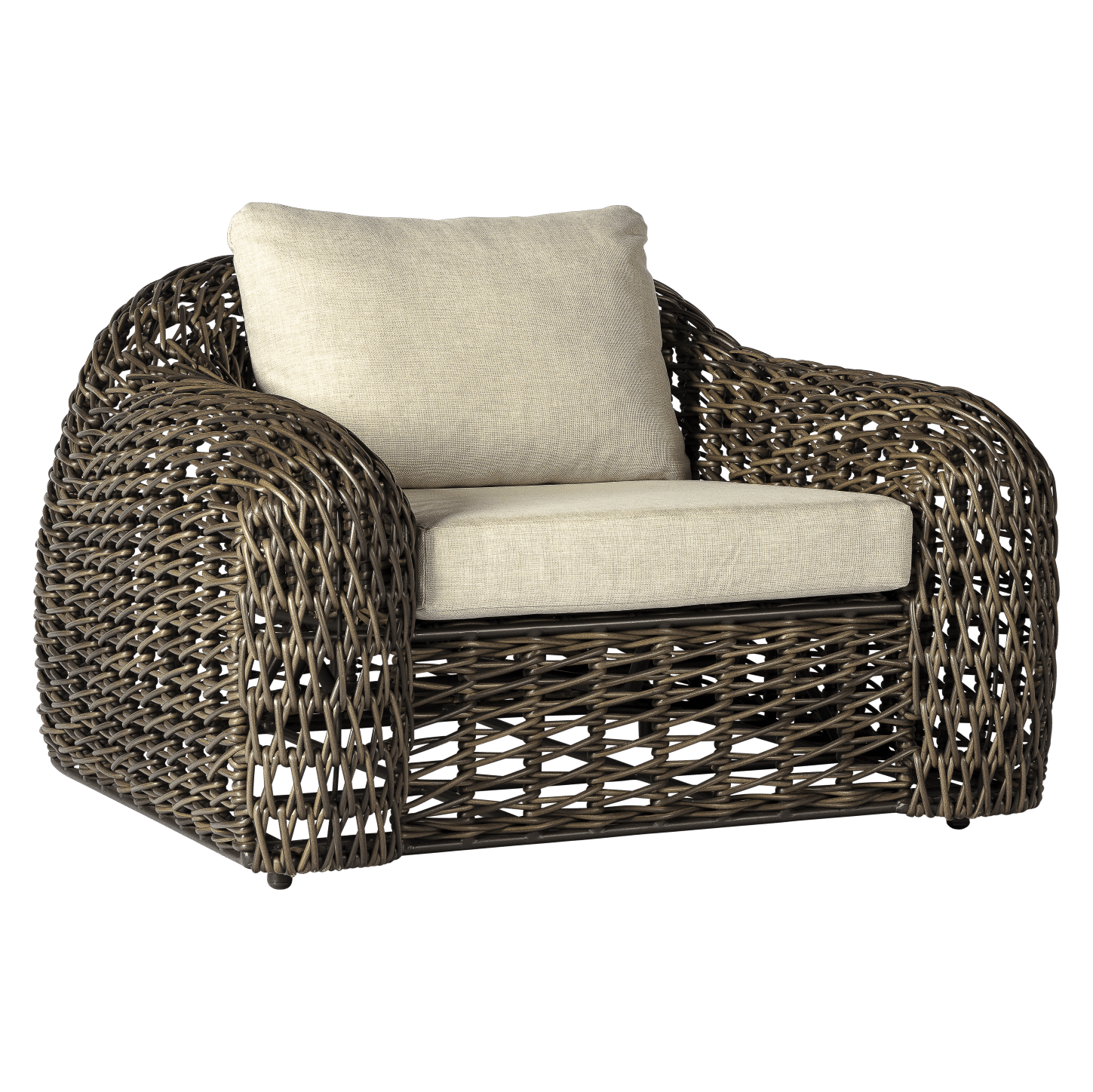 2025 Borek alu fibre Belmonte lounge chair brown slate brown 6698 Borek - Belmonte Collection