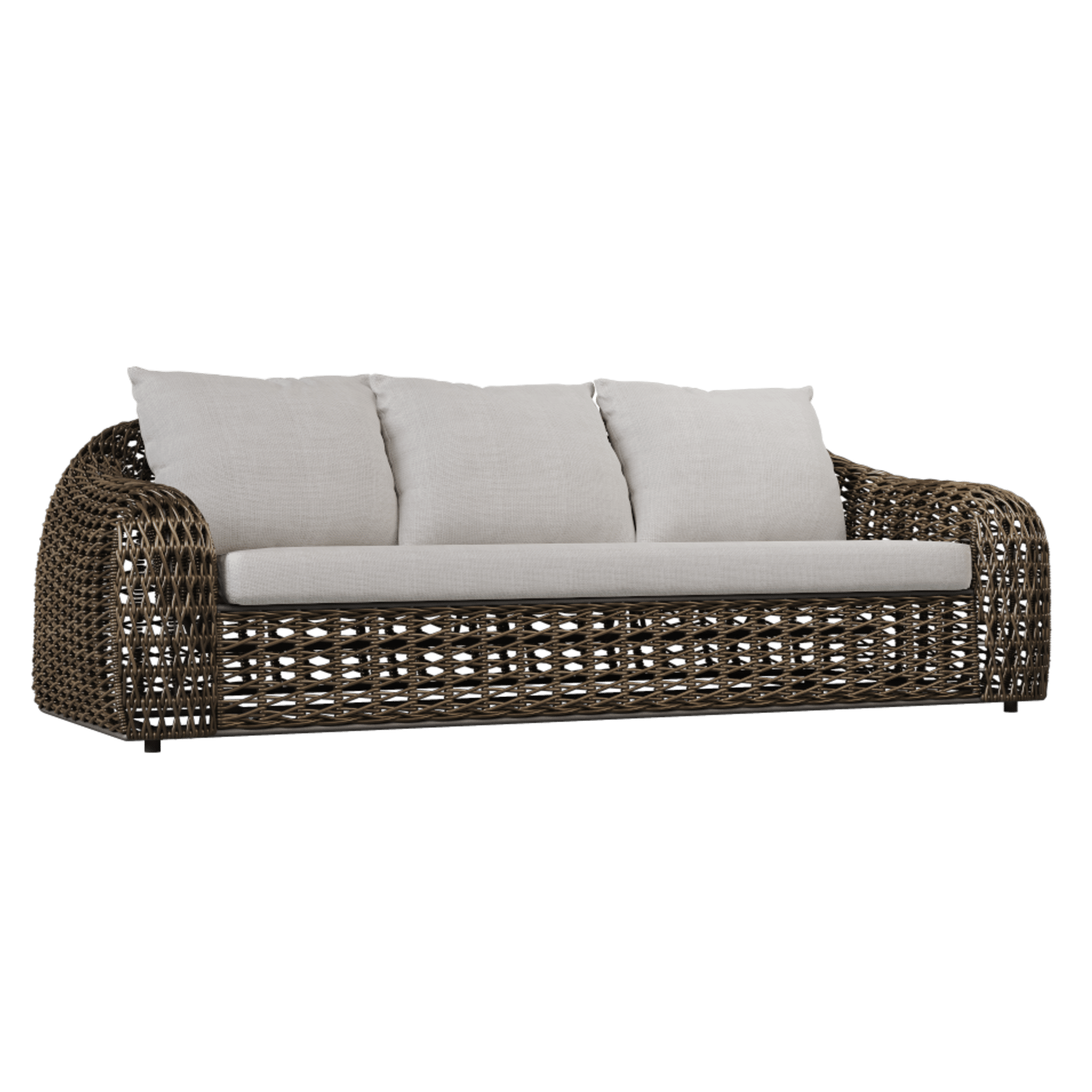 2025 borek alu fibre belmonte sofa brown slate brown 6699 Borek - Belmonte Collection