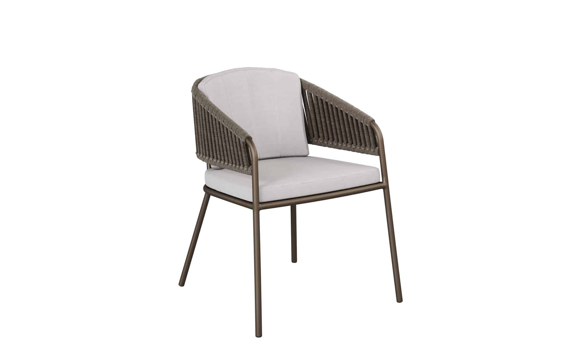 2023 rope Rob dining chair bronze wenge 6545 scaled Borek - Rob Collection