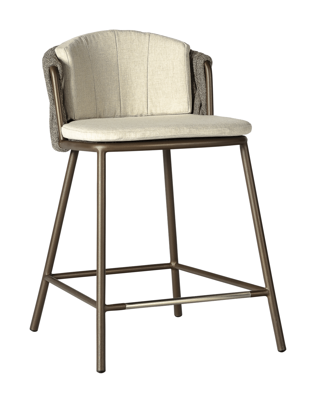 2025 Borek alu rope Genua high dining chair bronze wenge 6691 1 Borek - Genua Collection