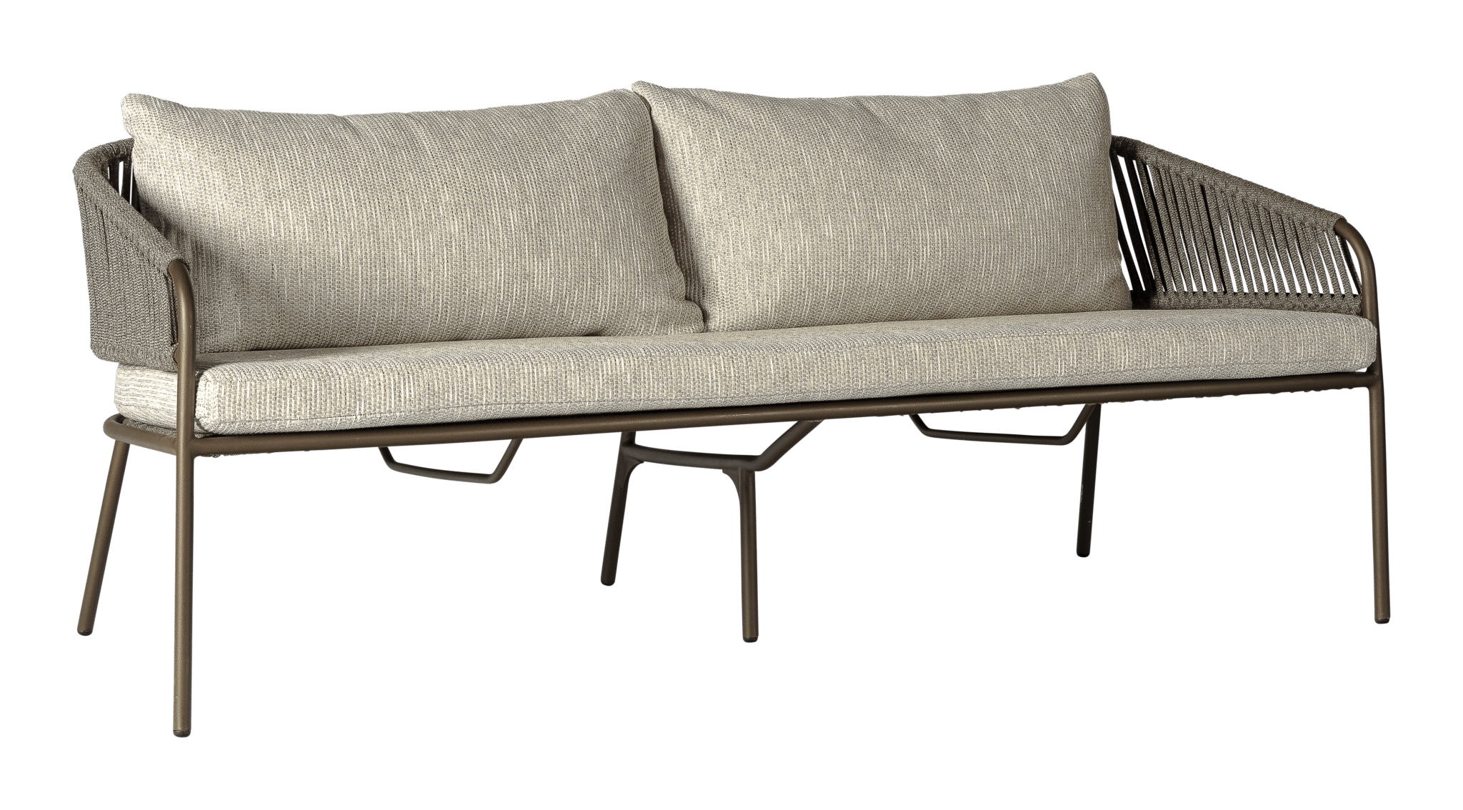 2025 Borek alu rope Rob sofa bronze wenge 6670 Borek - Rob Collection