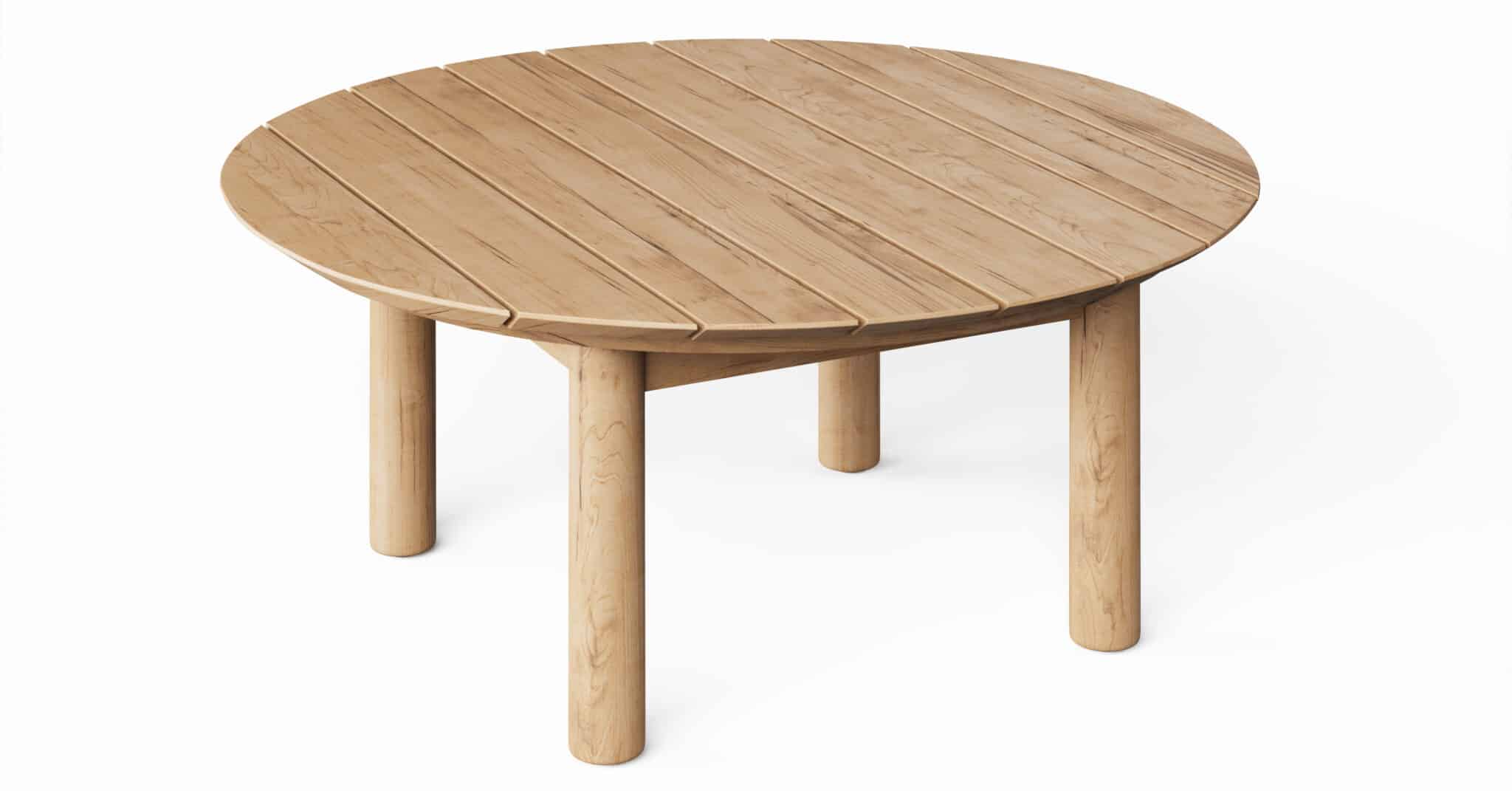 2025 ML teak Palma coffee table 90cm M4259 1 scaled Palma Teak Table Collection