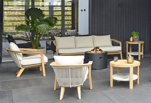 outdoor furniture and fires