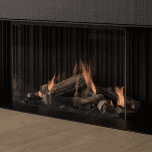 True Vision 850 VDC Three Sided Gas Fire